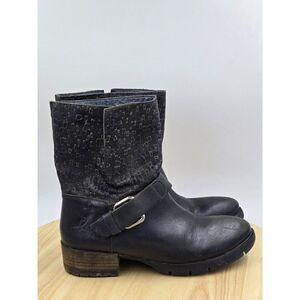 Felmini Rarsa Black Booties Womens Size EU 37 U.S 6